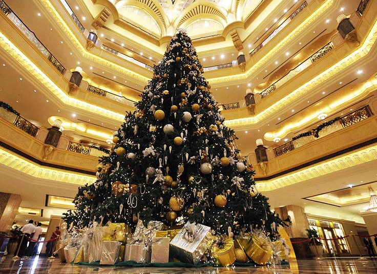 Emirates Palace Christmas tree