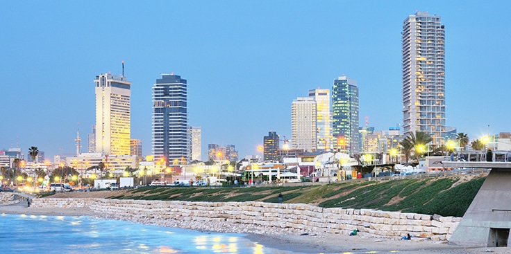 Tel Aviv Mediterranean Skyline
