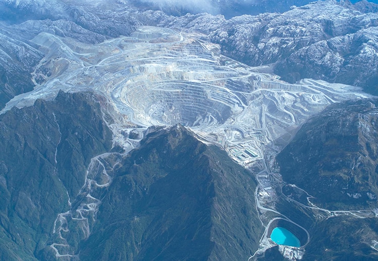 The Grasberg Mine, Papua, Indonesia 