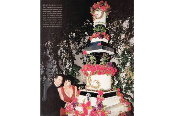 Liza-Minnelli-and-David-Gest-cake