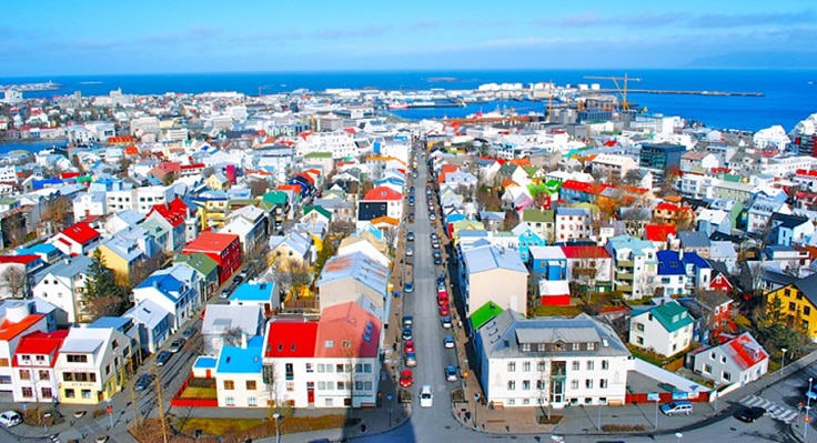 Houses-in-Reykjavik-Iceland