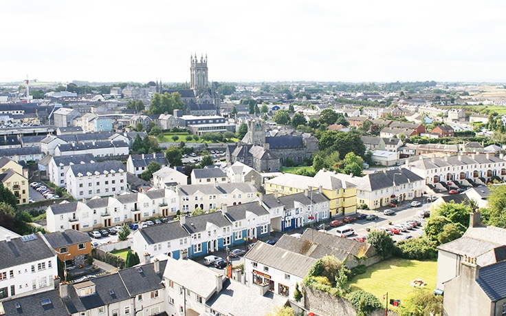 Kilkenny_Round_Tower_to_St_Mary_Cathedral_Dublin_Ireland