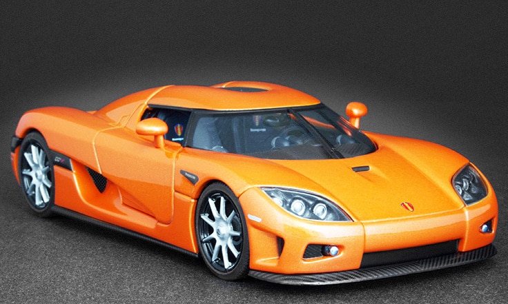 Модель автомобиля Koenigsegg CCX (2006) Orange