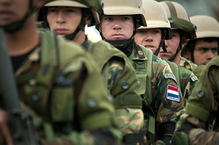 Paraguayan Military marines