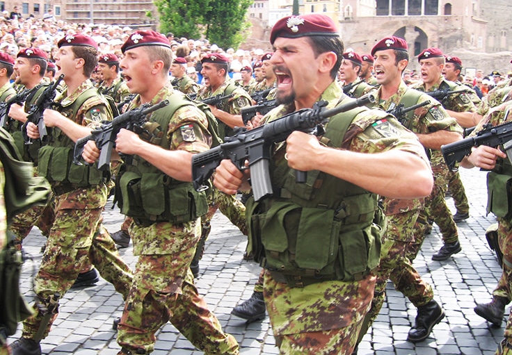 italian army parade