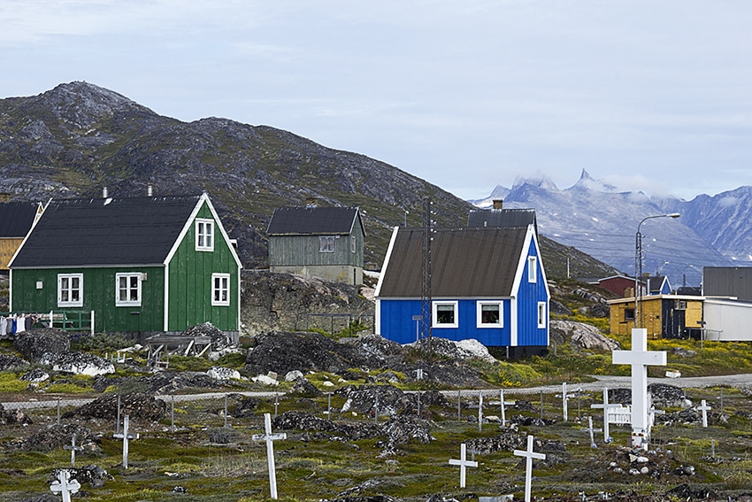 town of south greenland