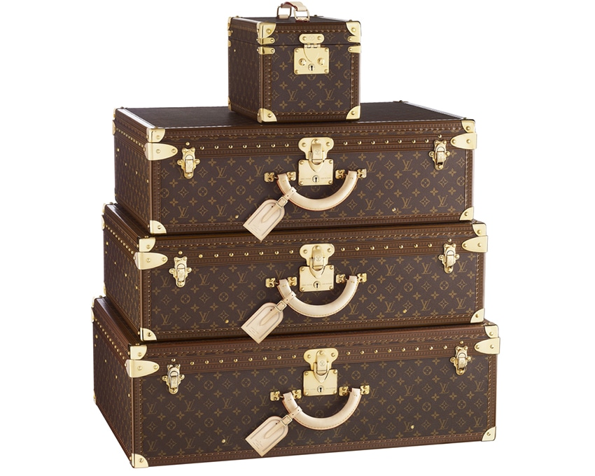 Louis Vuitton Leather Luggage Set