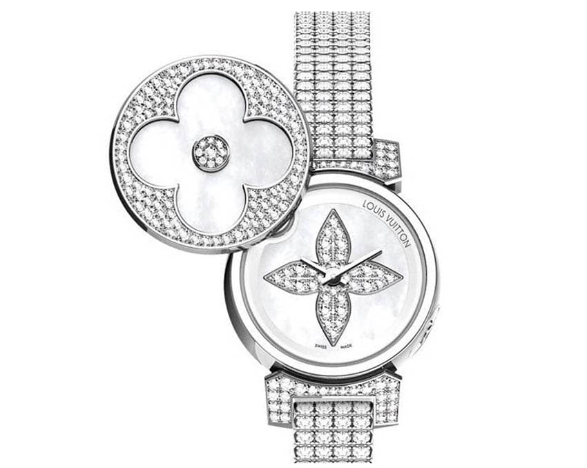 Louis Vuitton Tambour Bijou Secret White Gold Women’s Watch